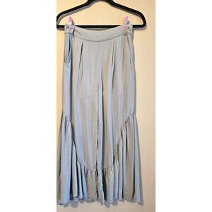 Listicle  Crop Wide Leg Pant Size sz sm Pockets Women’s sage
